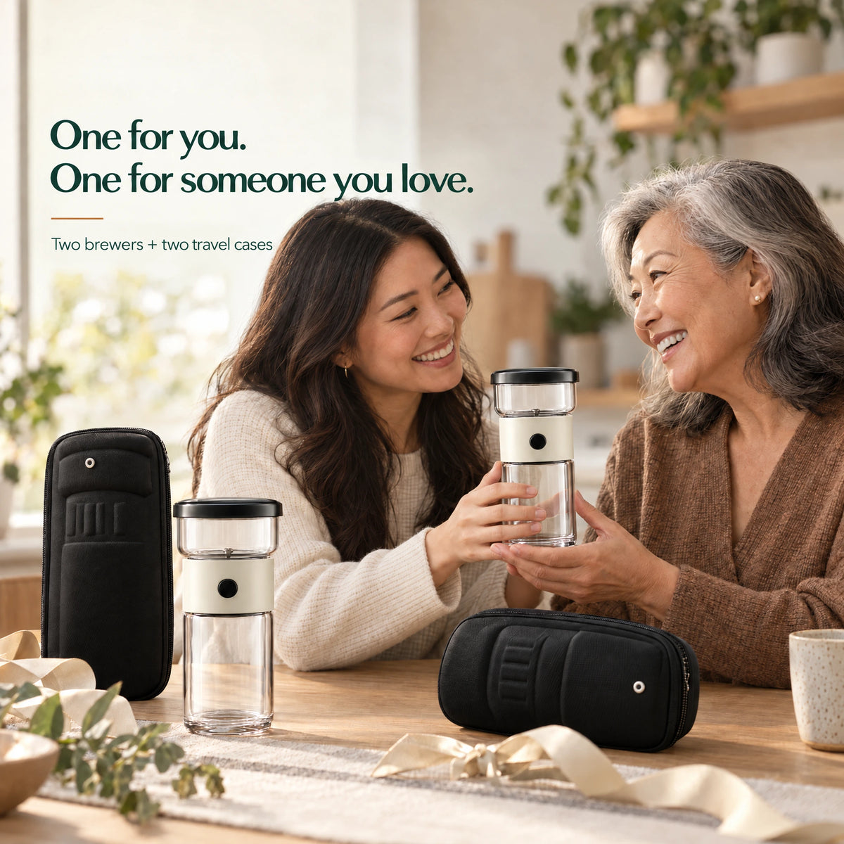 LEAFLOW™ One-Touch Portable Tea Brewer