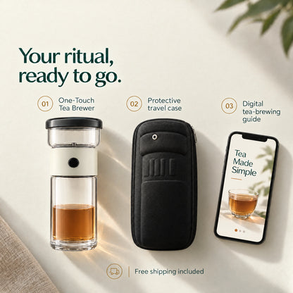 LEAFLOW™ One-Touch Portable Tea Brewer